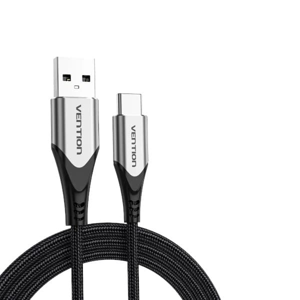 Hoco UA15 Lightning to HDMI Cable – 1080p 60Hz HD Audio, Braided Nylon, Plug‑Play – Black