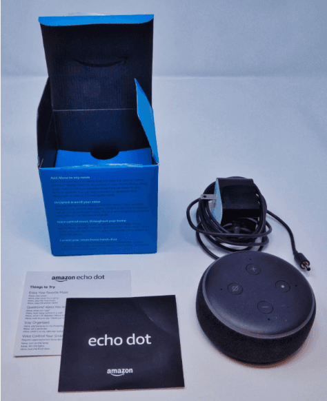 Amazon Echo Dot 3rd Generation Smart Speaker Voice‑Controlled Alexa Charcoal