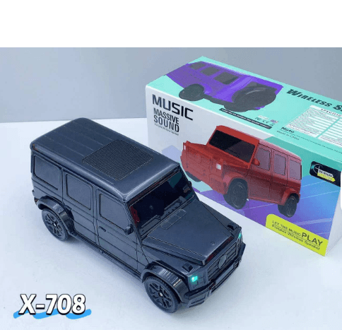 SHIOU X-708 Portable Bluetooth Speaker – 5W Output, Bluetooth 5.3, FM Radio, 1200 mAh Rechargeable Battery – Blue, 273×117×128 mm