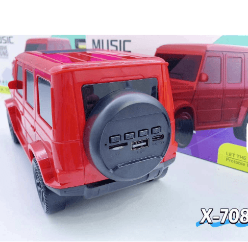SHIOU X-708 Portable Bluetooth Speaker – 5W Output, Bluetooth 5.3, FM Radio, 1200 mAh Rechargeable Battery – Blue, 273×117×128 mm