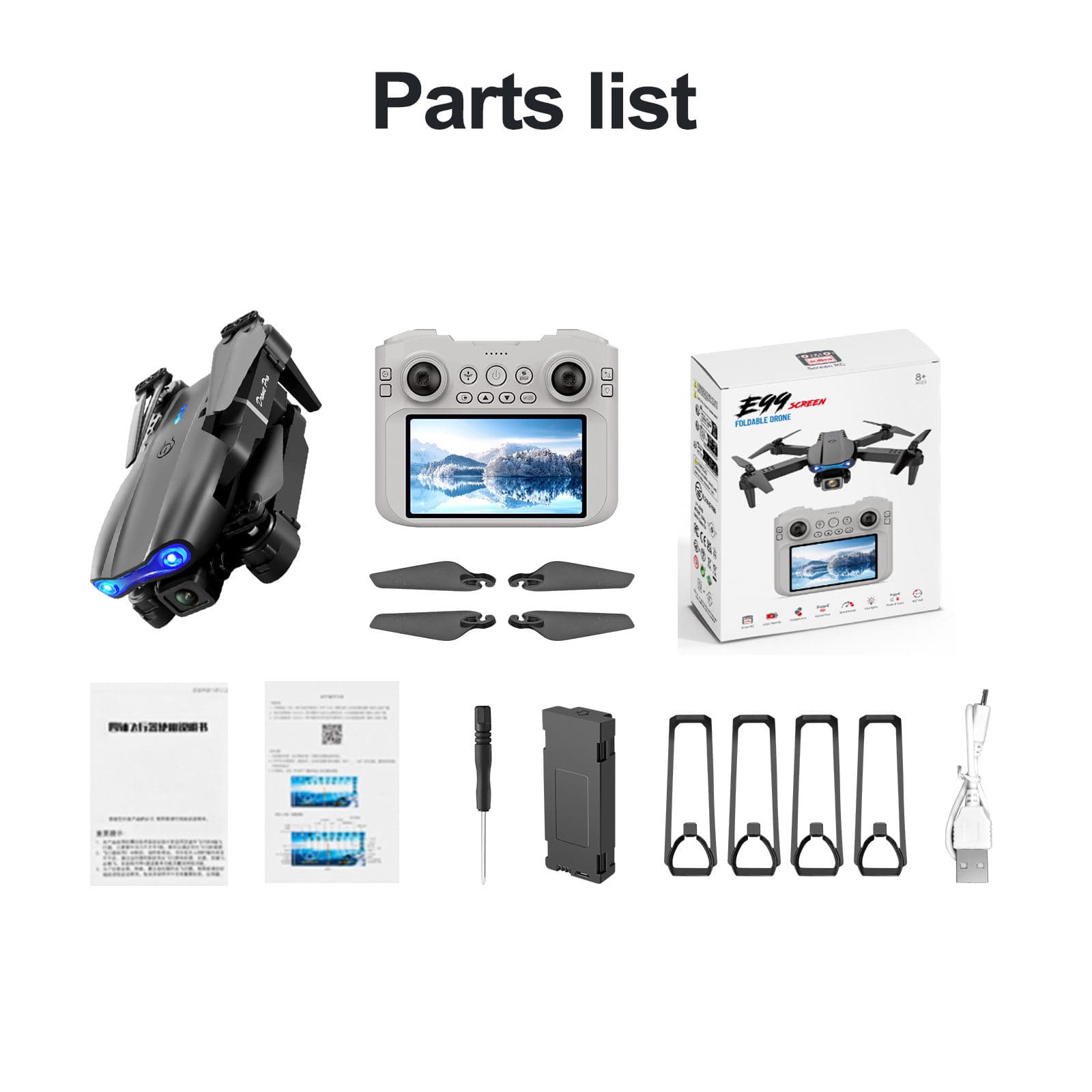 E99 Foldable Camera Drone - product image 2