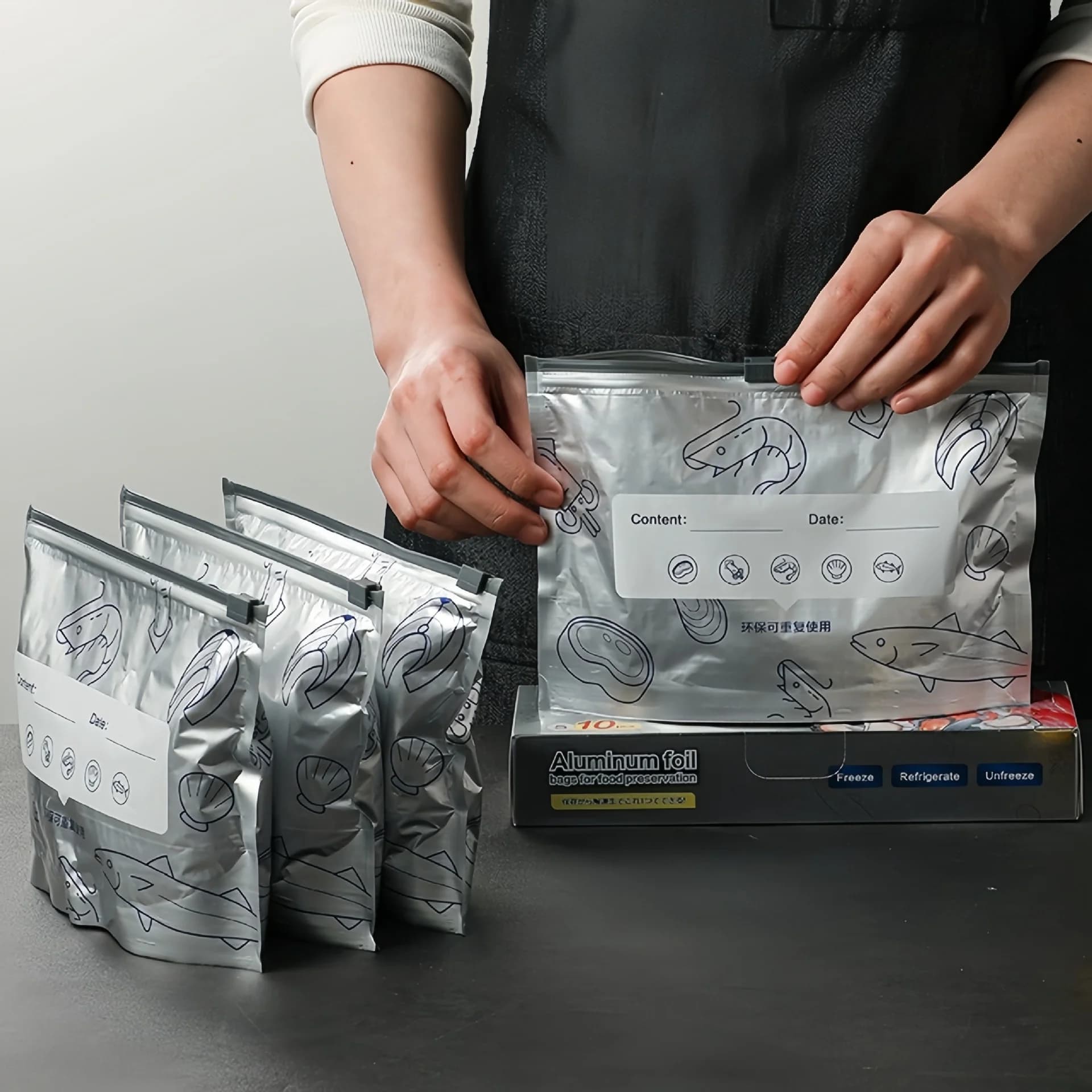 Aluminium Foil Fresh Bags 10 Pack - product image 2