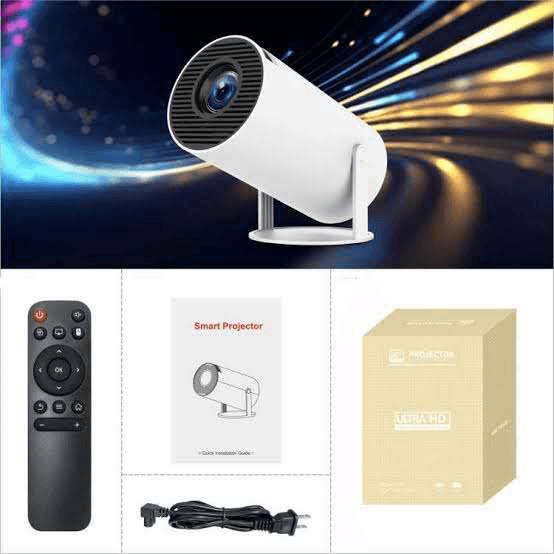 HY300 Smart Mini Projector - Android OS, WiFi, Bluetooth, Portable Home Cinema