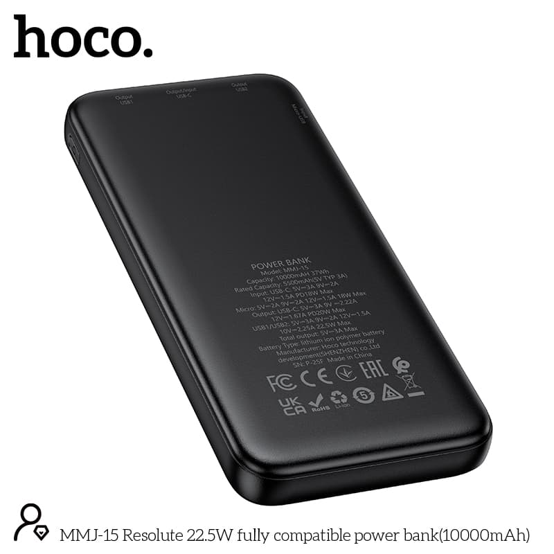 Hoco MMJ15 Resolute 10000mAh Power Bank - product image 2