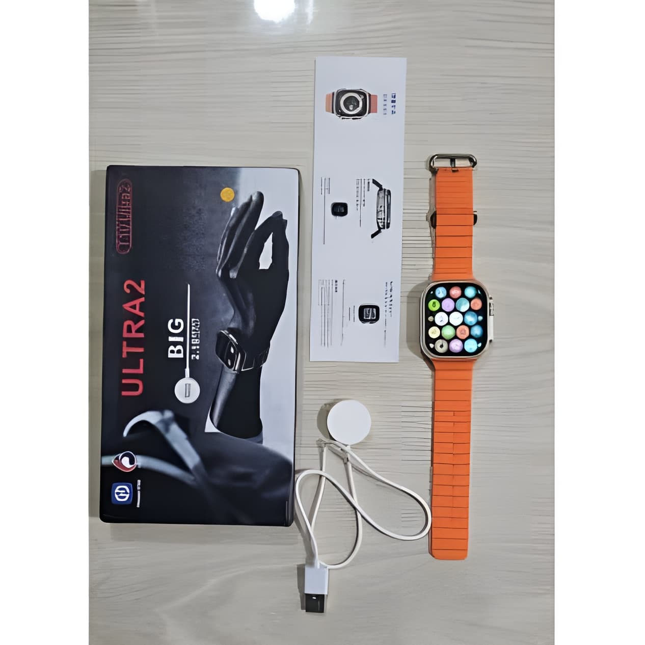 T10 Ultra 2 Smart Watch - Always On Display, Activity Tracker, 240x240