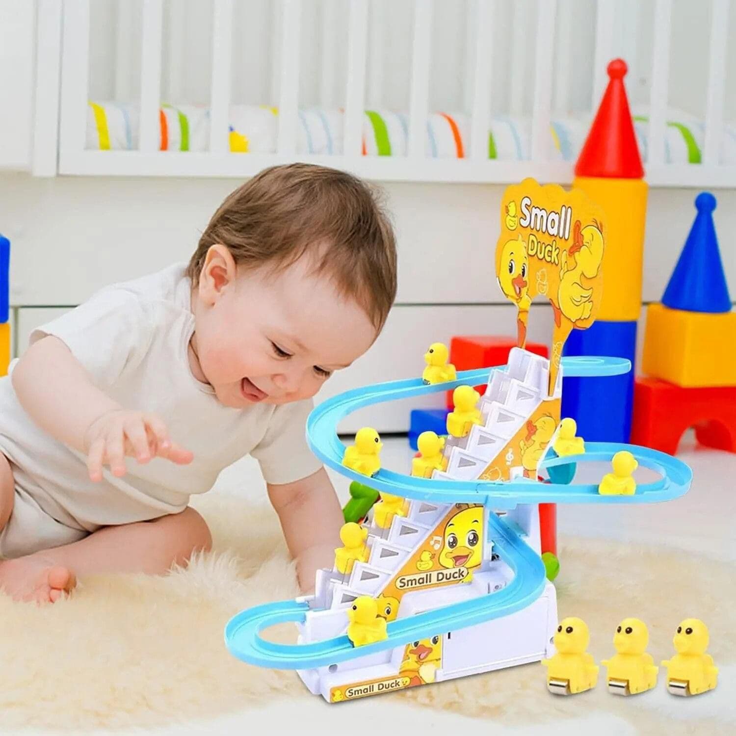 Electric Duck Climbing Stairs Toy - product image 5