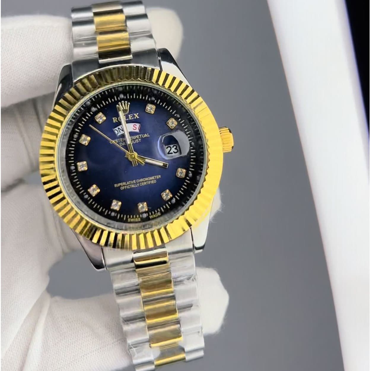 Rolex Quartz Movement Stainless Steel Analog Watch for Men - Luxury Watch | Sync & Switch