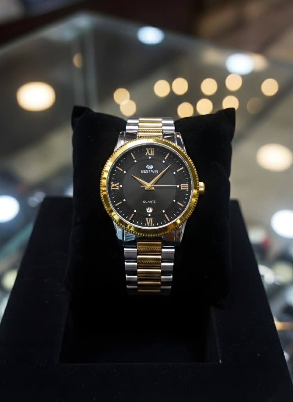 BESTWIN Premium Quartz Wrist Watch - Luxury Watch | Sync & Switch