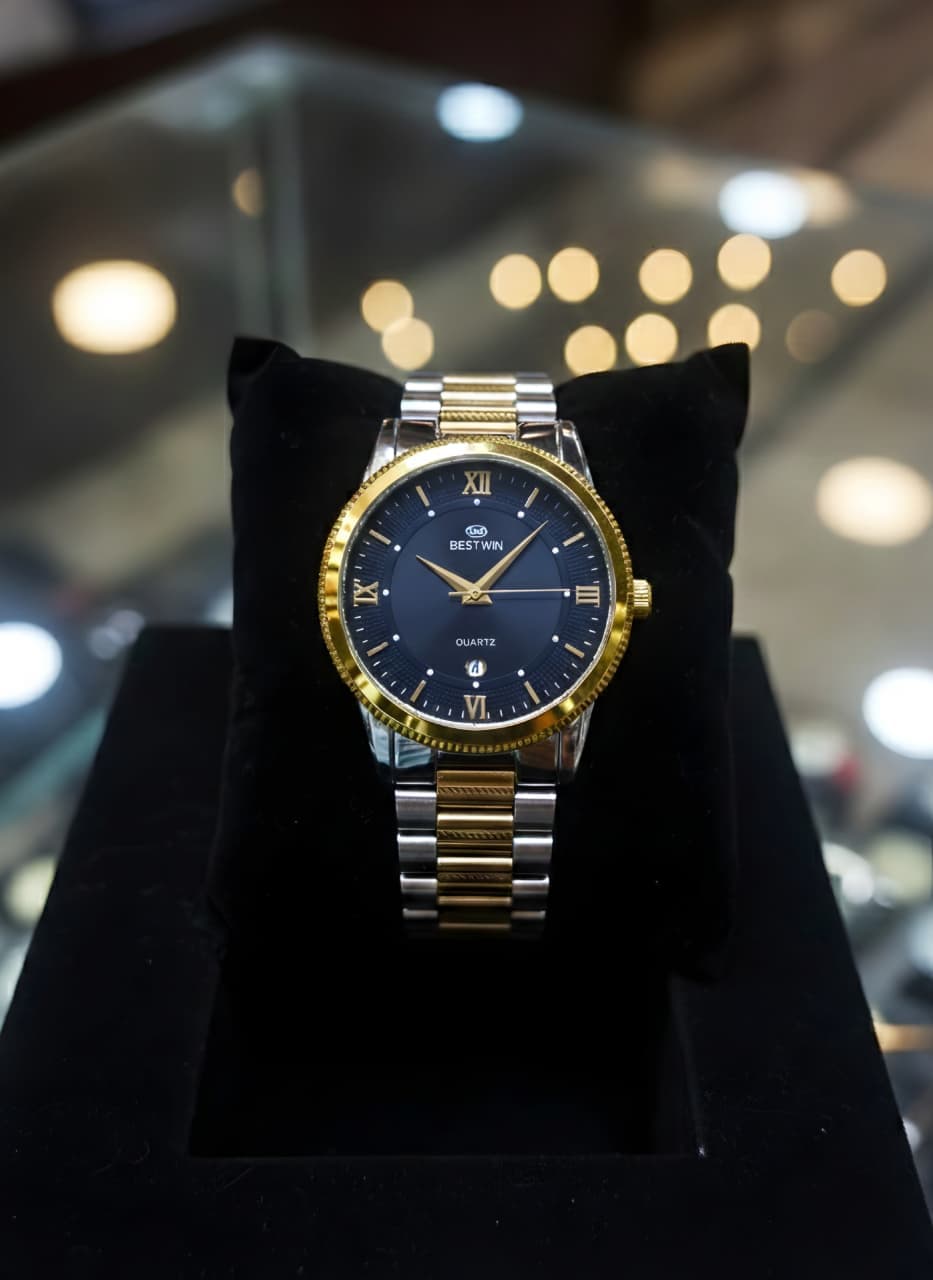BESTWIN Premium Quartz Wrist Watch - Luxury Watch | Sync & Switch
