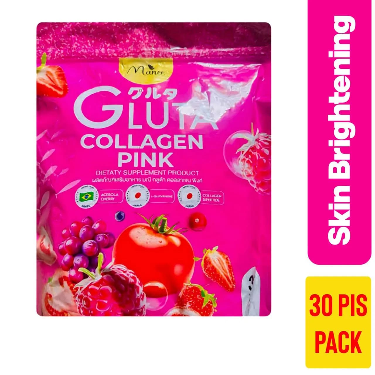 Manee Gluta Collagen Pink Juice 30 sachets in 1 packet