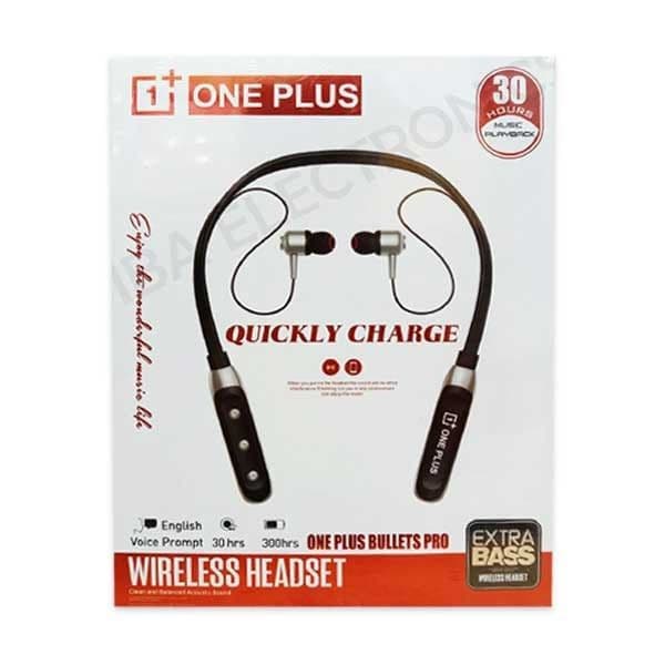 One Plus Bullets Pro Neckband Bluetooth Earphone