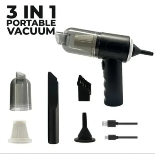 3-In-1 Rechargeable Portable Vacuum Cleaner - Electronics devices | Sync & Switch