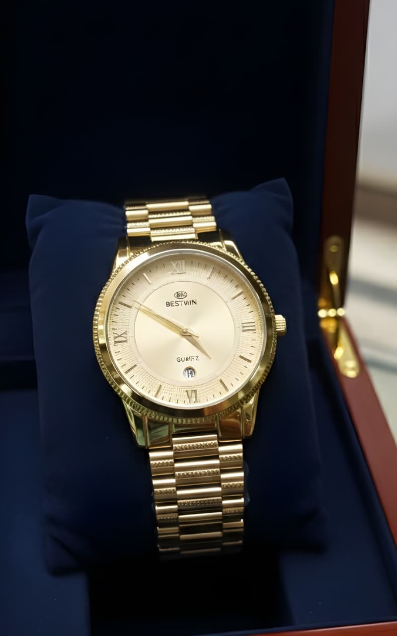 BESTWIN Premium Quartz Wrist Watch - Luxury Watch | Sync & Switch