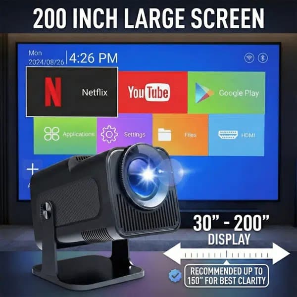 HY320 4K Smart Android Projector