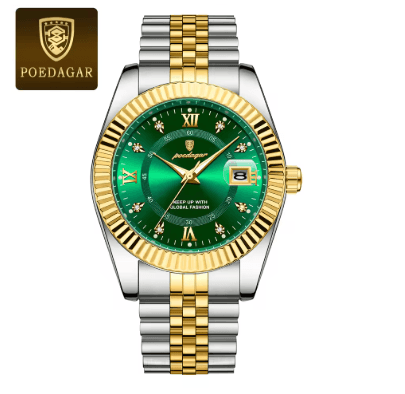 100% Original Waterproof Poedagar 910 Model Fashion Watch for Men - Luxury Watch | Sync & Switch