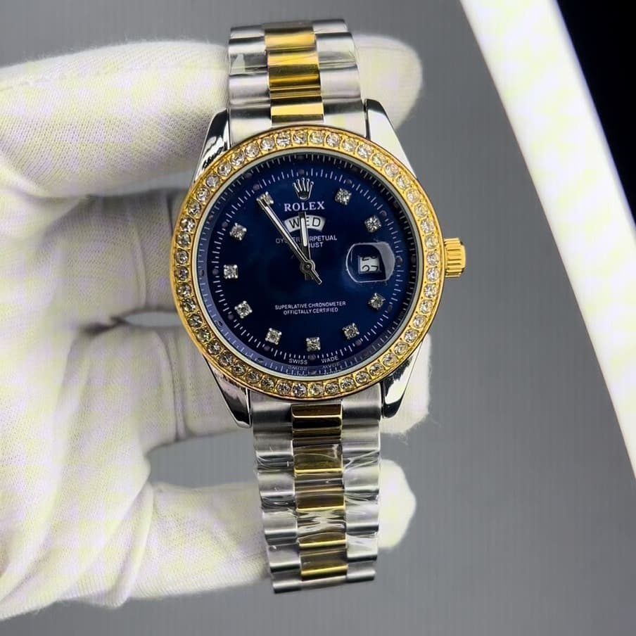 Rolex Quartz Movement Stainless Steel Analog Watch for Men - Luxury Watch | Sync & Switch